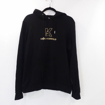 【中古】KARL LAGERFELD | カールラガーフェルド パーカー 705012-502910 ブラック サイズ：M