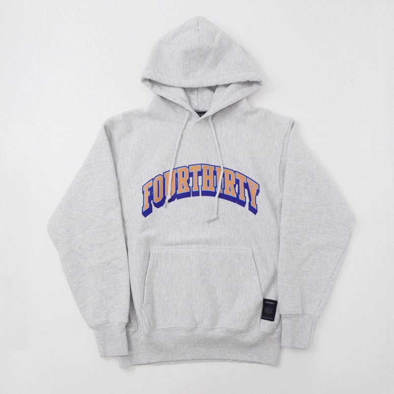 【中古】430 - FOURTHIRTY - | フォーサーティー ARCH COLLAGE P/O PARKA パーカー 22-175 グレー