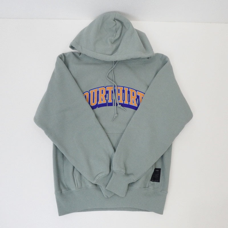 【中古】430 - FOURTHIRTY - | フォーサーティー ARCH COLLAGE P/O PARKA パーカー 22-175 グリーン