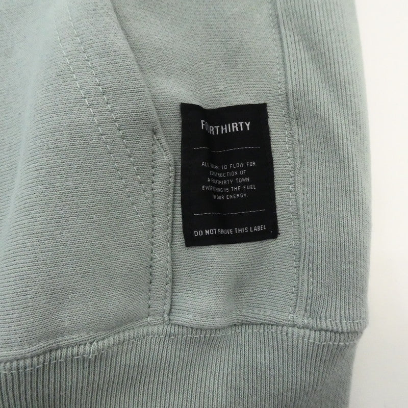 【中古】430 - FOURTHIRTY - | フォーサーティー ARCH COLLAGE P/O PARKA パーカー 22-175 グリーン