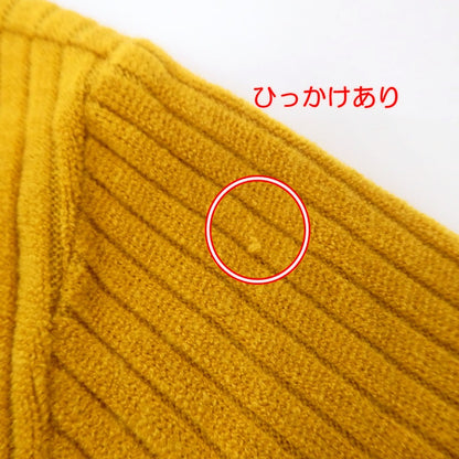 【中古】430 - FOURTHIRTY - | フォーサーティー NB CARDIGAN カーディガン 22-142 イエロー