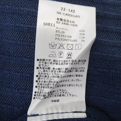 【中古】430 - FOURTHIRTY - | フォーサーティー NB CARDIGAN カーディガン 22-142 ブルー