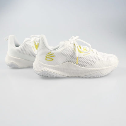【中古】UNDER ARMOUR | アンダーアーマー CURRY HOVR SPLASH 3 スニーカー 3026275-101 25.5cm ホワイト