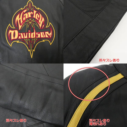 【中古】HARLEY-DAVIDSON | ハーレーダビットソン ライダースジャケット 97008-06VW ブラック