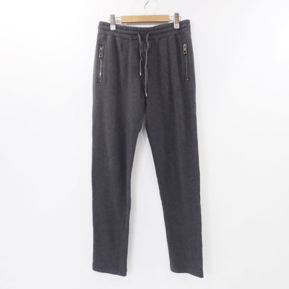【中古】DOLCE & GABBANA | ドルチェアンドガッバーナ ロゴプレート パンツ G4HXAT/G7ZXD グレー サイズ：44