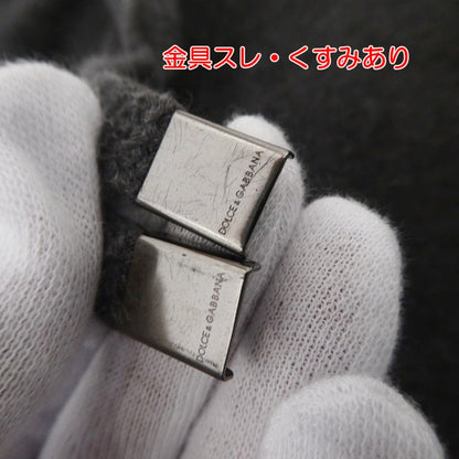 【中古】DOLCE & GABBANA | ドルチェアンドガッバーナ ロゴプレート パンツ G4HXAT/G7ZXD グレー サイズ：44