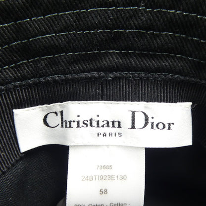 【中古】Christian Dior | クリスチャンディオール DIOR UNION ボブハット ハット 24BTI923E130 ブラック サイズ：58