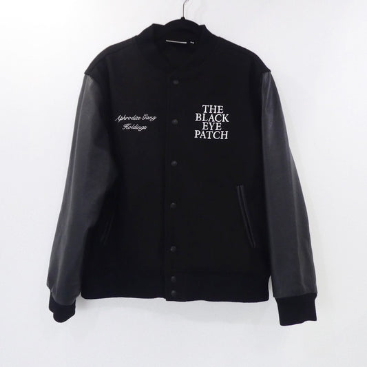 【中古】APHRODITE GANG | アプロディーテギャングアフロディーテギャング AGH VARSITY JACKET スタジャン ブラック サイズ：L