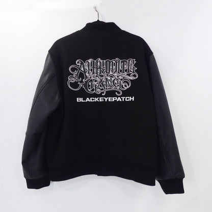 【中古】APHRODITE GANG | アプロディーテギャングアフロディーテギャング AGH VARSITY JACKET スタジャン ブラック サイズ：L