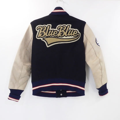 【中古】BLUE BLUE | ブルーブルー BLUE67 スタジャン ネイビー サイズ：1
