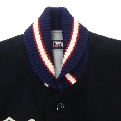 【中古】BLUE BLUE | ブルーブルー BLUE67 スタジャン ネイビー サイズ：1