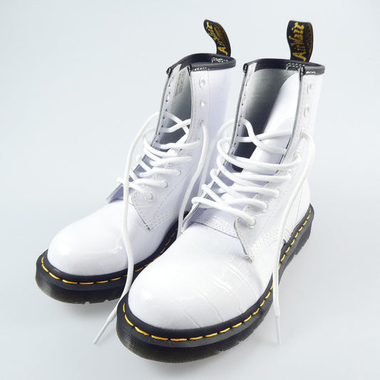 【中古】Dr.Martens | ドクターマーチン 1460 W PATENT 8EYE BOOT ブーツ 26855100 UK4(23.0cm程度) ホワイト