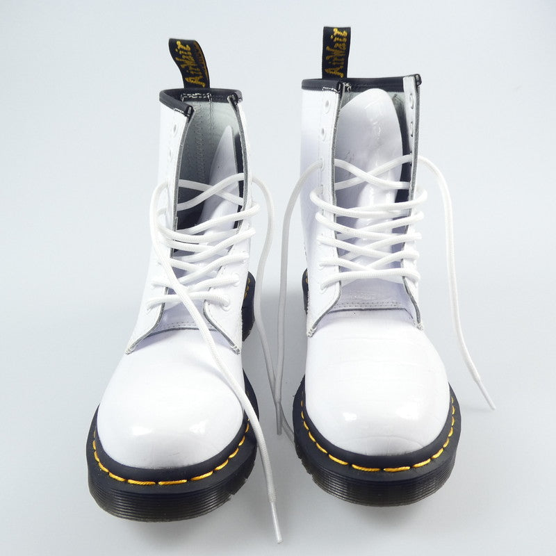 【中古】Dr.Martens | ドクターマーチン 1460 W PATENT 8EYE BOOT ブーツ 26855100 UK4(23.0cm程度) ホワイト