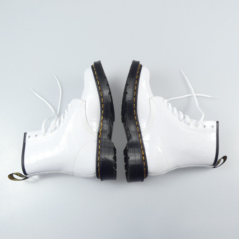 【中古】Dr.Martens | ドクターマーチン 1460 W PATENT 8EYE BOOT ブーツ 26855100 UK4(23.0cm程度) ホワイト
