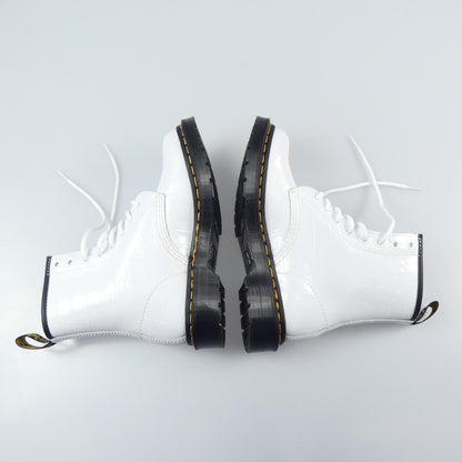 【中古】Dr.Martens | ドクターマーチン 1460 W PATENT 8EYE BOOT ブーツ 26855100 UK4(23.0cm程度) ホワイト