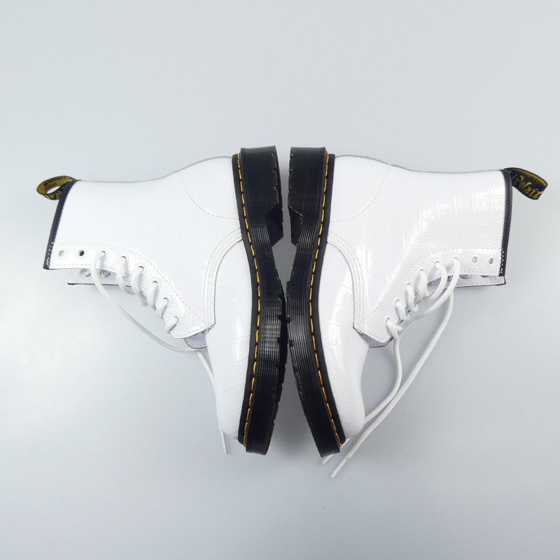 【中古】Dr.Martens | ドクターマーチン 1460 W PATENT 8EYE BOOT ブーツ 26855100 UK4(23.0cm程度) ホワイト