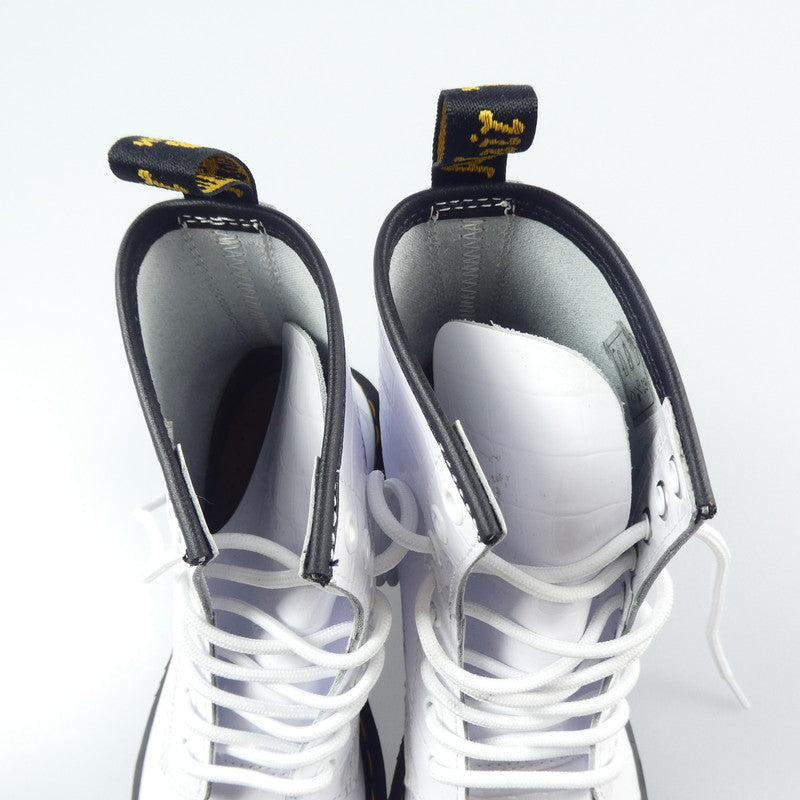 【中古】Dr.Martens | ドクターマーチン 1460 W PATENT 8EYE BOOT ブーツ 26855100 UK4(23.0cm程度) ホワイト