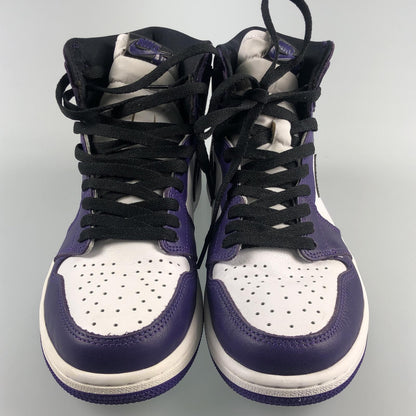 【中古】NIKE | ナイキ AIR JORDAN 1 RETRO HIGH OG スニーカー 555088-500 パープル 27cm