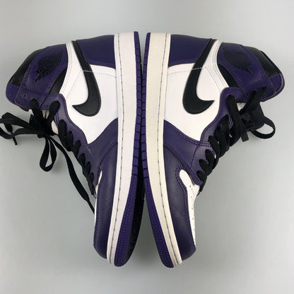 【中古】NIKE | ナイキ AIR JORDAN 1 RETRO HIGH OG スニーカー 555088-500 パープル 27cm