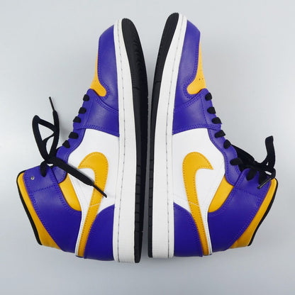 【中古】NIKE | ナイキ AIR JORDAN 1 MID "LAKERS" スニーカー DQ8426-517 28cm