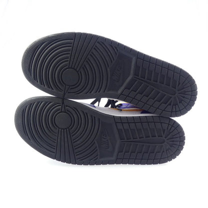 【中古】NIKE | ナイキ AIR JORDAN 1 MID "LAKERS" スニーカー DQ8426-517 28cm