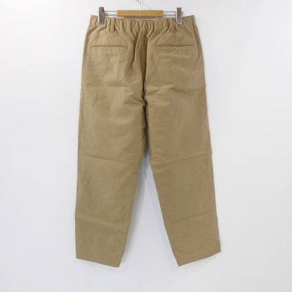 【中古】LA MOND | ラモンド DOUBLE WEAVE WIDE TAPERED TROUSERS パンツ LM-P-068 ベージュ サイズ：4