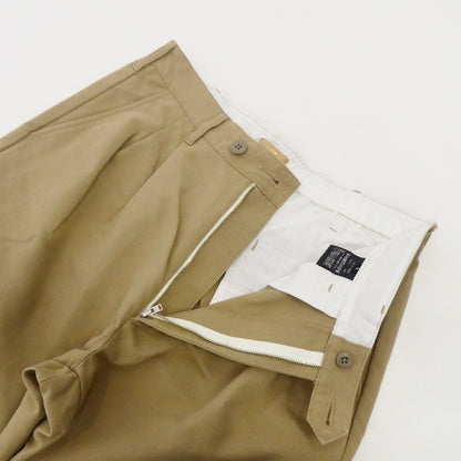 【中古】LA MOND | ラモンド DOUBLE WEAVE WIDE TAPERED TROUSERS パンツ LM-P-068 ベージュ サイズ：4