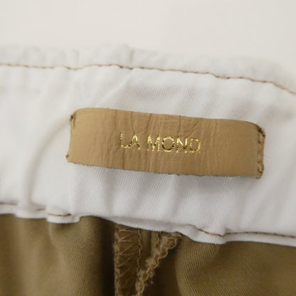 【中古】LA MOND | ラモンド DOUBLE WEAVE WIDE TAPERED TROUSERS パンツ LM-P-068 ベージュ サイズ：4