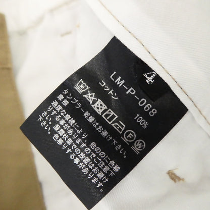 【中古】LA MOND | ラモンド DOUBLE WEAVE WIDE TAPERED TROUSERS パンツ LM-P-068 ベージュ サイズ：4