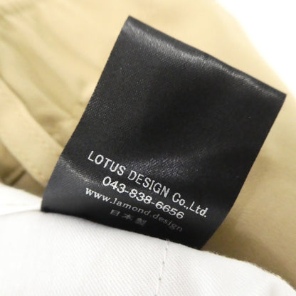 【中古】LA MOND | ラモンド DOUBLE WEAVE WIDE TAPERED TROUSERS パンツ LM-P-068 ベージュ サイズ：4
