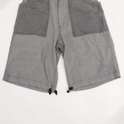 【中古】BROWN by 2-tacs | ブラウンバイツータックス GARDENER SHORTS ショートパンツ B23-P007 グレー サイズ：L
