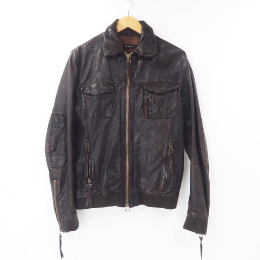 【中古】JOHN BULL | ジョンブル レザー 16135 サイズ：L