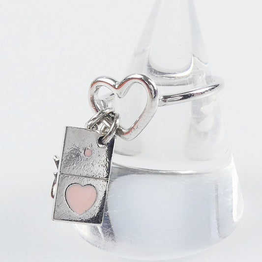 【中古】Christian Dior | クリスチャンディオール ハートロゴチャーム リング・指輪