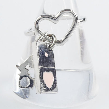 【中古】Christian Dior | クリスチャンディオール ハートロゴチャーム リング・指輪