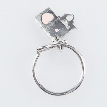 【中古】Christian Dior | クリスチャンディオール ハートロゴチャーム リング・指輪