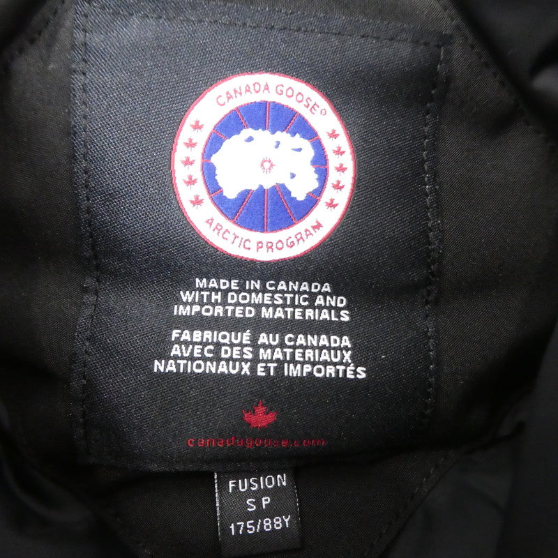 【中古】CANADA GOOSE | カナダグース LANGFORD PARKA FUSION FIT ダウンジャケット 2062MA ブラック サイズ：S
