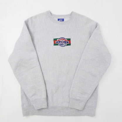 【中古】Lafayette | ラファイエット LF CHAMPION EMBLEM LOGO CREWNECK SWEATSHIRT スウェット グレー サイズ：XL