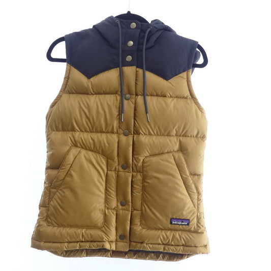 【中古】patagonia | パタゴニア BIVY HOODED VEST ダウンベスト 27747 ブラウン サイズ：XS