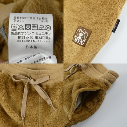 【中古】HYSTERIC GLAMOUR | ヒステリックグラマー HYS WOMAN ボアスウェットパンツ パンツ 02223CP01 ブラウン サイズ：S