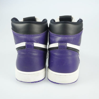 【中古】NIKE | ナイキ AIR JORDAN RETRO 1 HIGH OG スニーカー 555088-500 27.0cm パープル