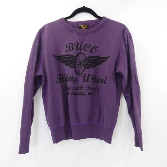 【中古】BUCO(REAL McCOY'S) | ブコ FLYING WHEEL スウェット パープル サイズ：S