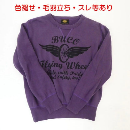 【中古】BUCO(REAL McCOY'S) | ブコ FLYING WHEEL スウェット パープル サイズ：S