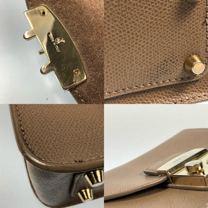 【中古】Furla | フルラ METROPOLIS MINI CROSSBODY ショルダーバッグ 00820671 ブラウン