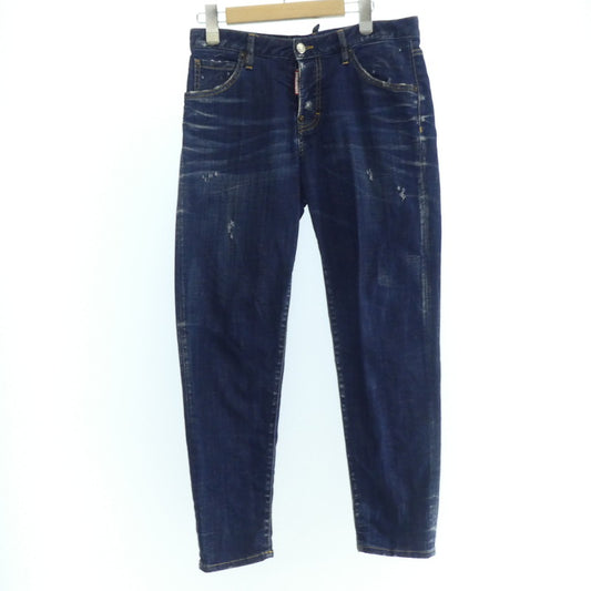 【中古】DSQUARED2 | ディースクエアード HOCKNEY JEAN デニムパンツ S72LB0123 2018S/S ネイビー サイズ：38