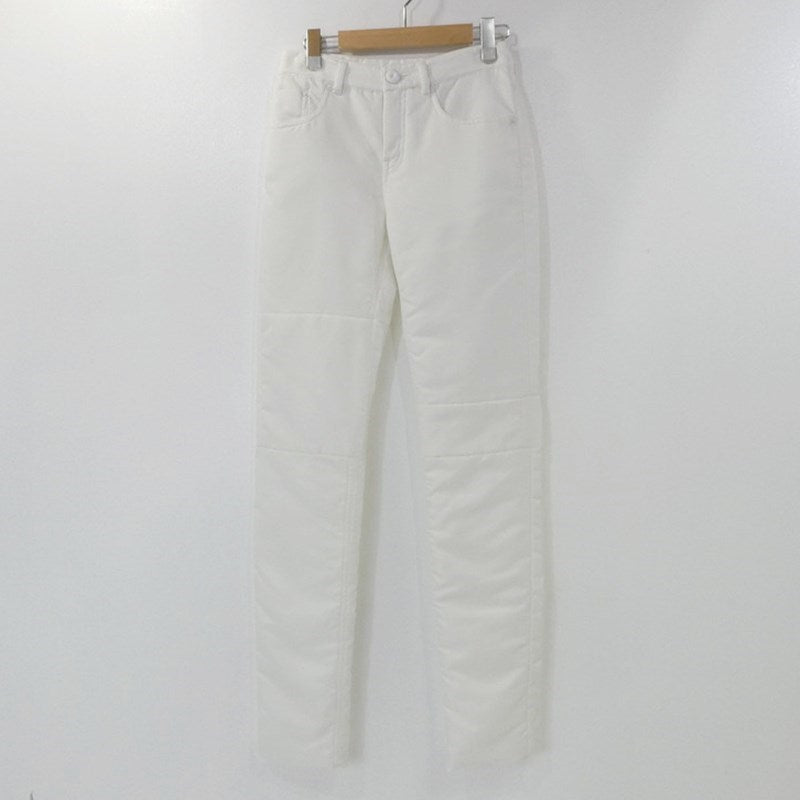 【中古】MM6(Maison Margiela) | エムエムシックスメゾンマルジェラ PADDED PANTS パンツ S62LB0016 ホワイト サイズ：38