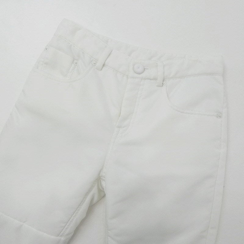 【中古】MM6(Maison Margiela) | エムエムシックスメゾンマルジェラ PADDED PANTS パンツ S62LB0016 ホワイト サイズ：38