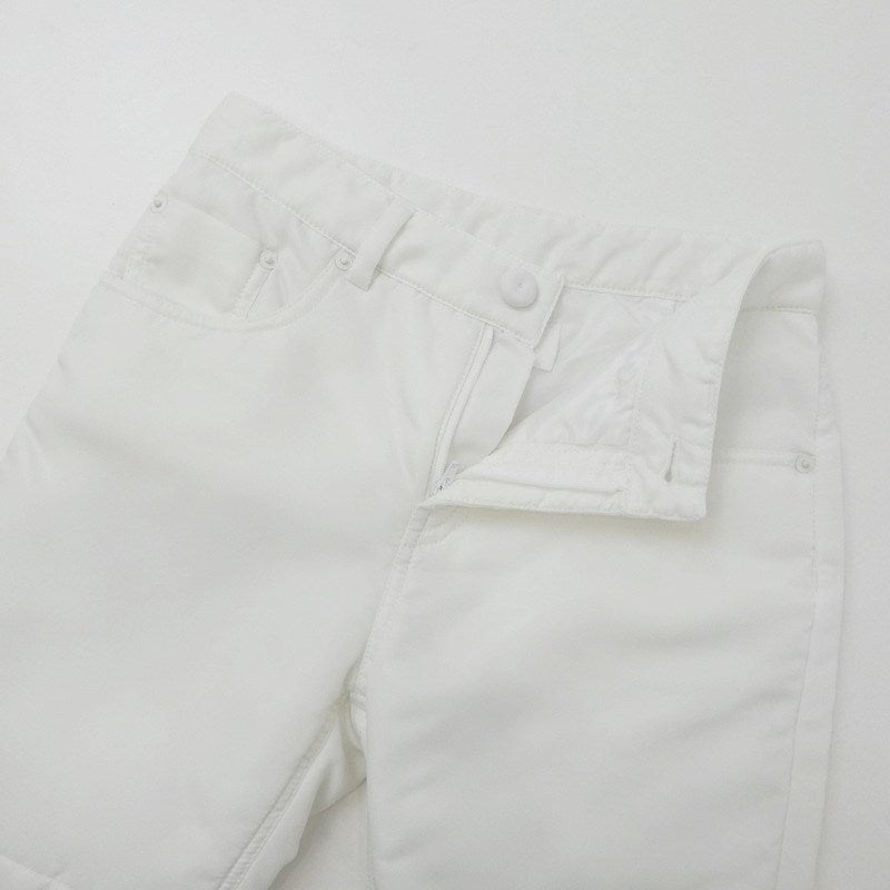 【中古】MM6(Maison Margiela) | エムエムシックスメゾンマルジェラ PADDED PANTS パンツ S62LB0016 ホワイト サイズ：38