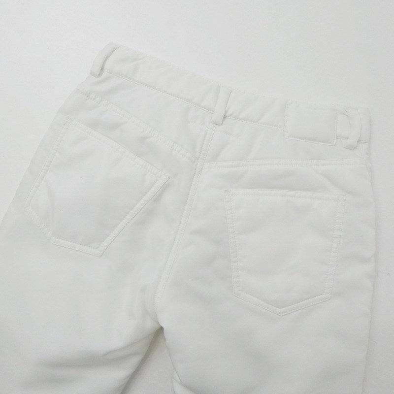 【中古】MM6(Maison Margiela) | エムエムシックスメゾンマルジェラ PADDED PANTS パンツ S62LB0016 ホワイト サイズ：38