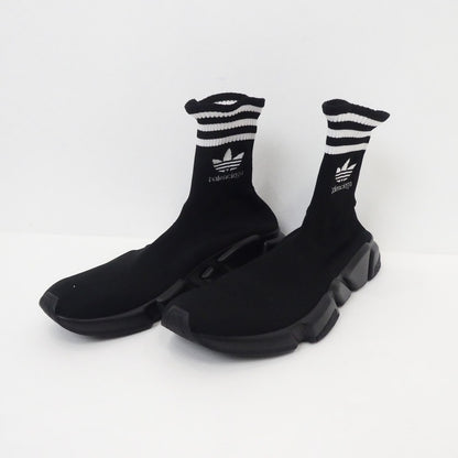 【中古】BALENCIAGA | バレンシアガ SPEED TRAINER スニーカー 559276 ×adidas originals サイズ:29.0cm ブラック