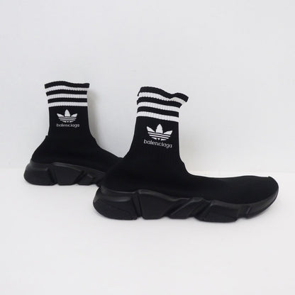 【中古】BALENCIAGA | バレンシアガ SPEED TRAINER スニーカー 559276 ×adidas originals サイズ:29.0cm ブラック